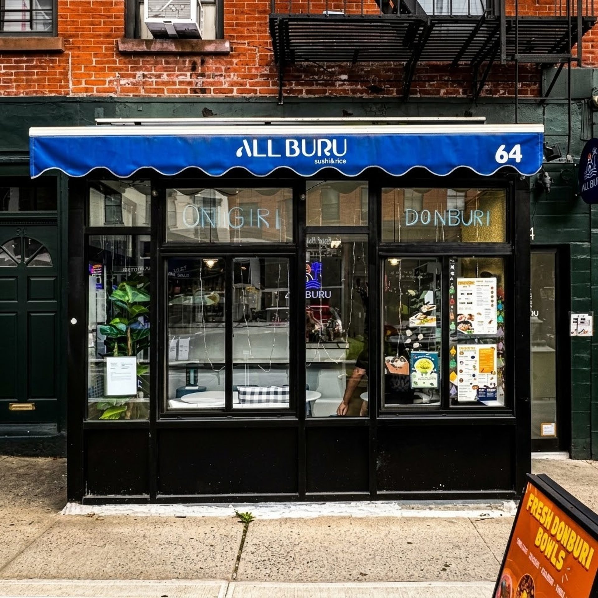 The counter at Lafayette Avenue