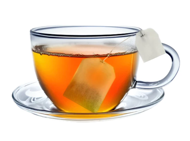Hot Hojicha Tea.