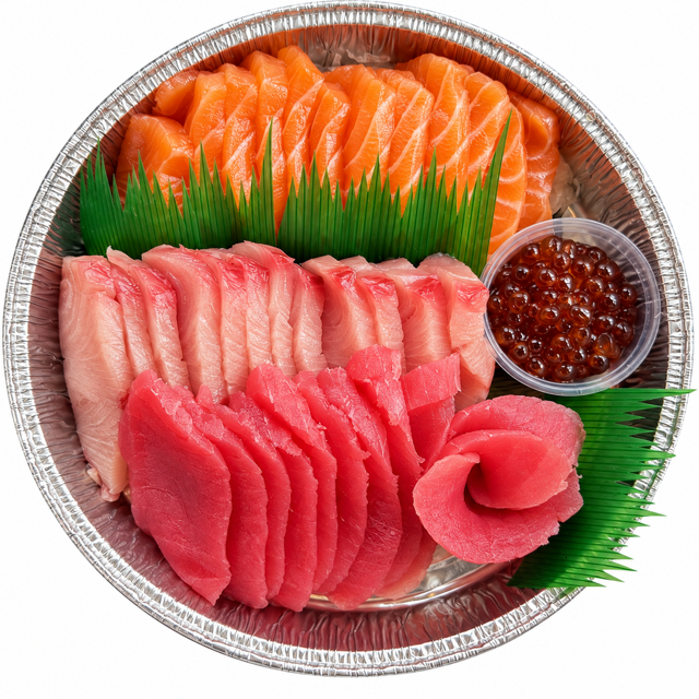 Trio Sashimi Platter.