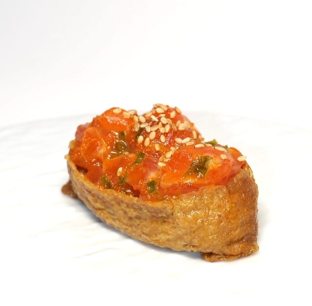 Spicy Salmon Inari.