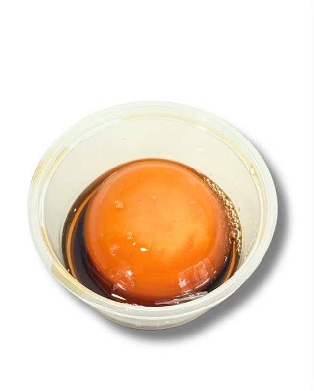 Soy cured Egg yolk.