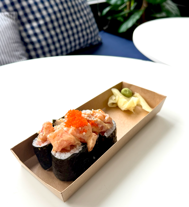 Spicy Salmon Maki.