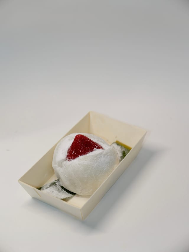 Fresh Strawberry Mochi.